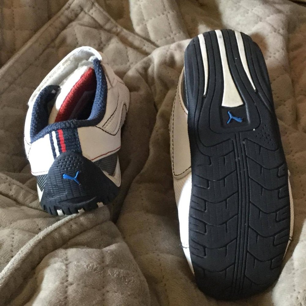 Puma Sneakers BMW Motorsport Series Velcro Unisex Toddler Size 7  VHTF VGUC - Picture 3 of 3